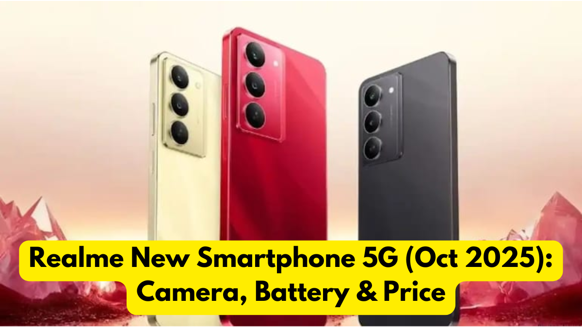 Realme New Smartphone 5G (Oct 2025): Camera, Battery & Price