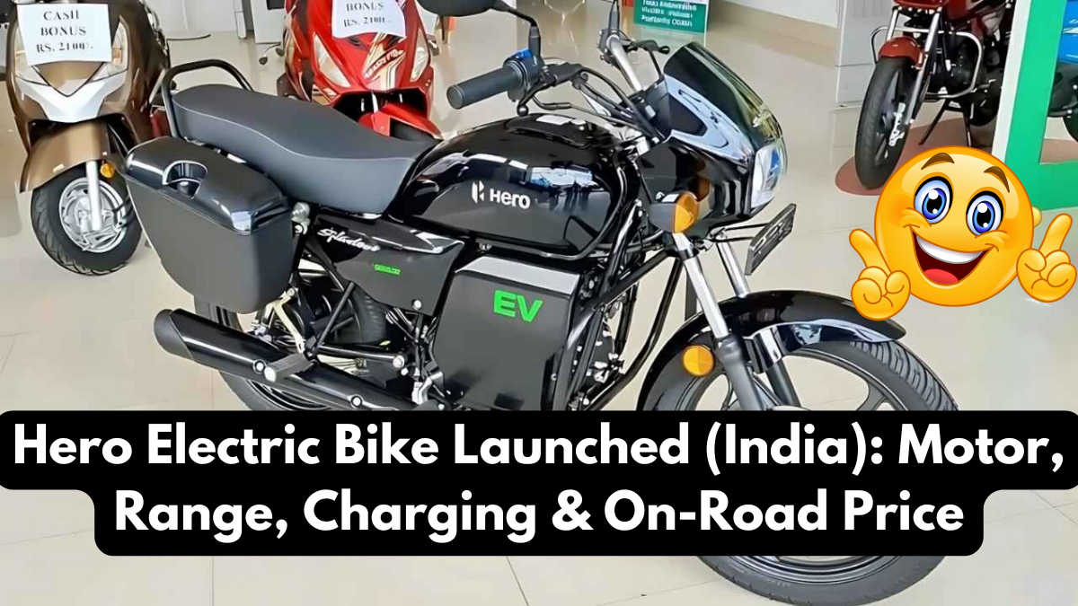 Hero Electric Bike Launched (India): Motor, Range, Charging & On-Road Price