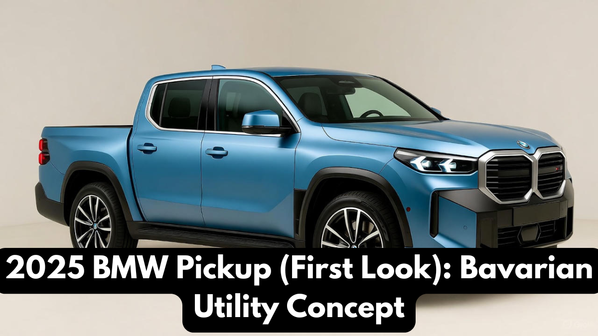 2025 BMW Pickup (First Look): Bavarian Utility Concept