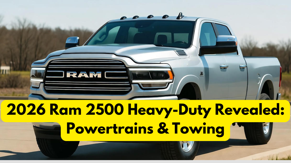 2026 Ram 2500 Heavy-Duty Revealed: Powertrains & Towing