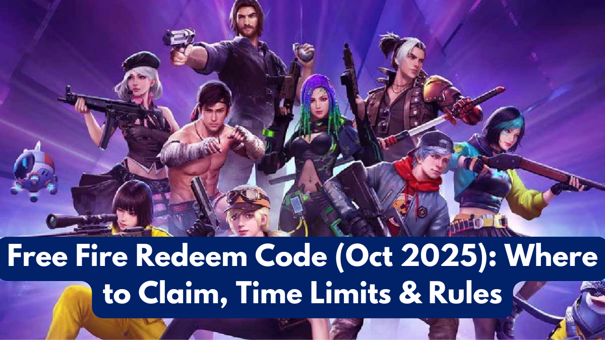 Free Fire Redeem Code (Oct 2025): Where to Claim, Time Limits & Rules