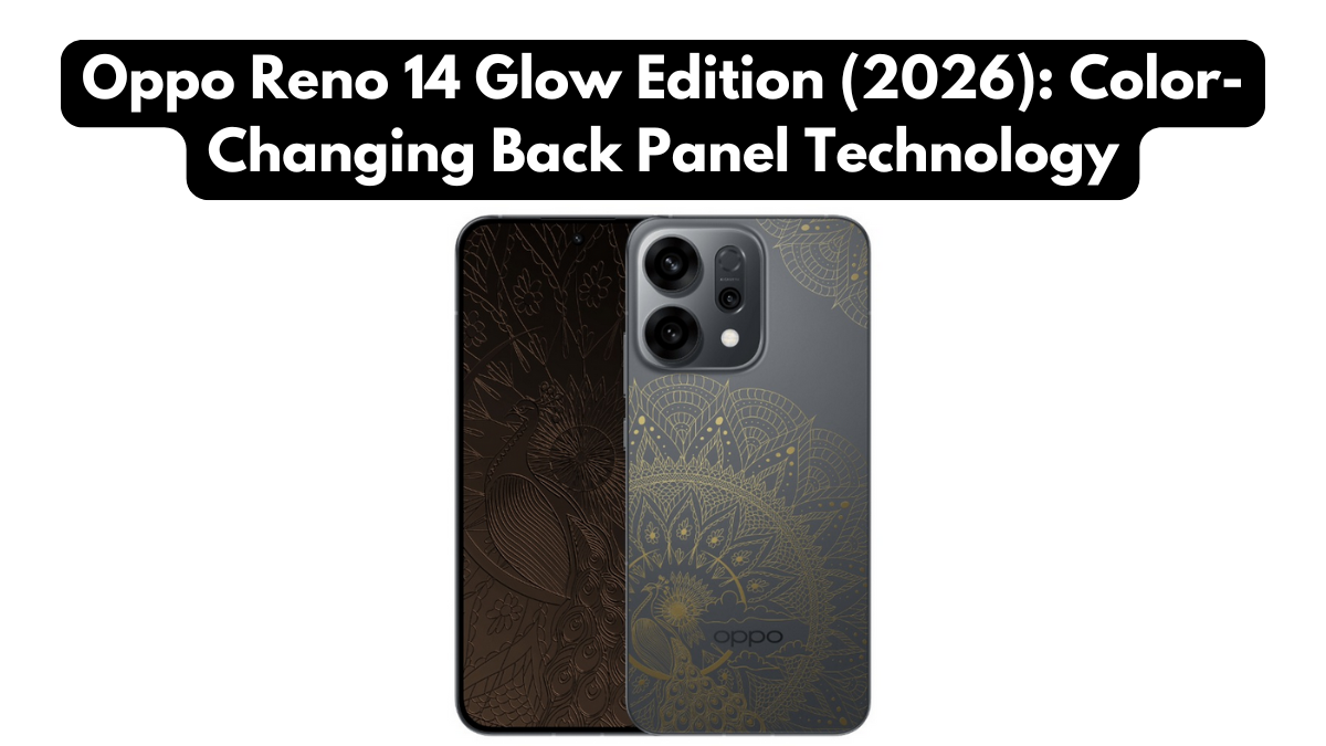 Oppo Reno 14 Glow Edition (2026): Color-Changing Back Panel Technology
