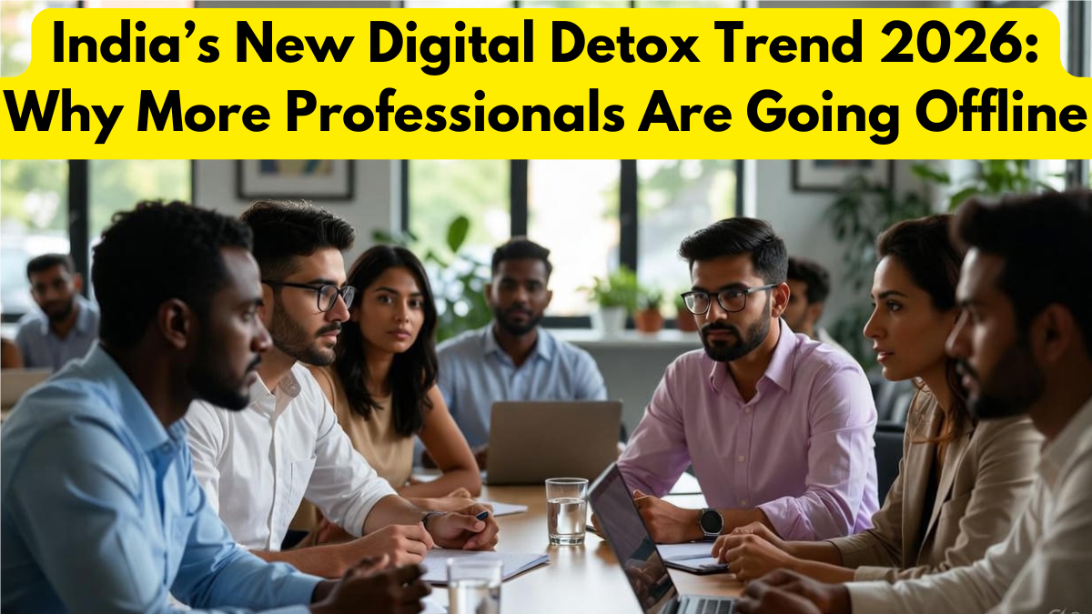 India’s New Digital Detox Trend 2026: Why More Professionals Are Going Offline