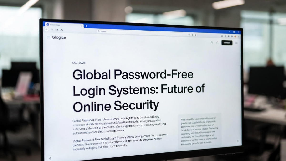 Global Password-Free Login Systems: Future of Online Security