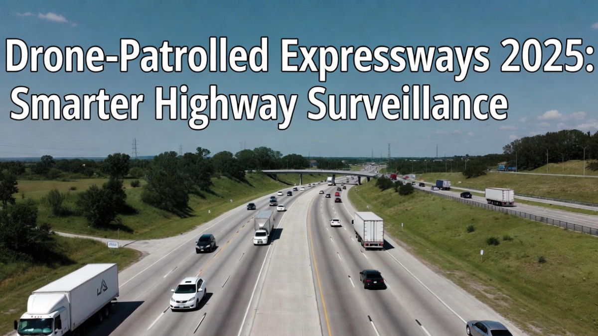 Drone-Patrolled Expressways 2025: Smarter Highway Surveillance