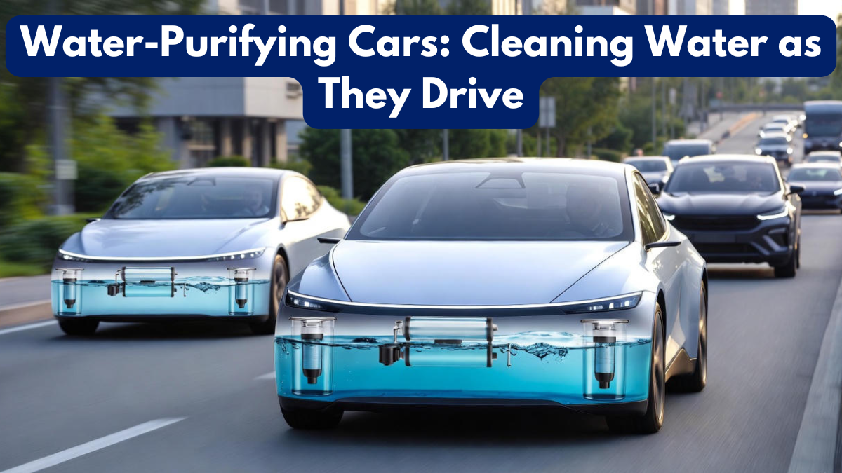 Water-Purifying Cars: Cleaning Water as They Drive