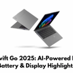 Acer Swift Go 2025: AI-Powered Laptop, Battery & Display Highlights