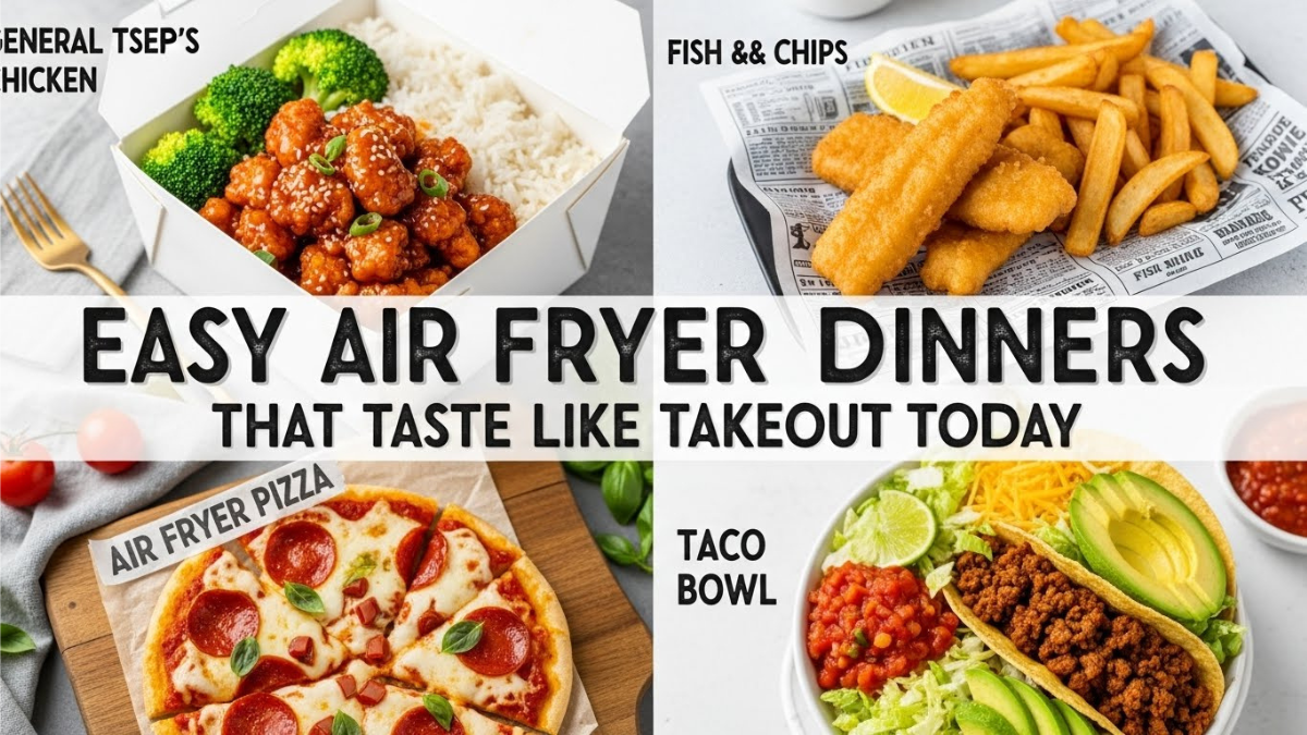 Easy Air Fryer Dinners That Taste Like Takeout Today