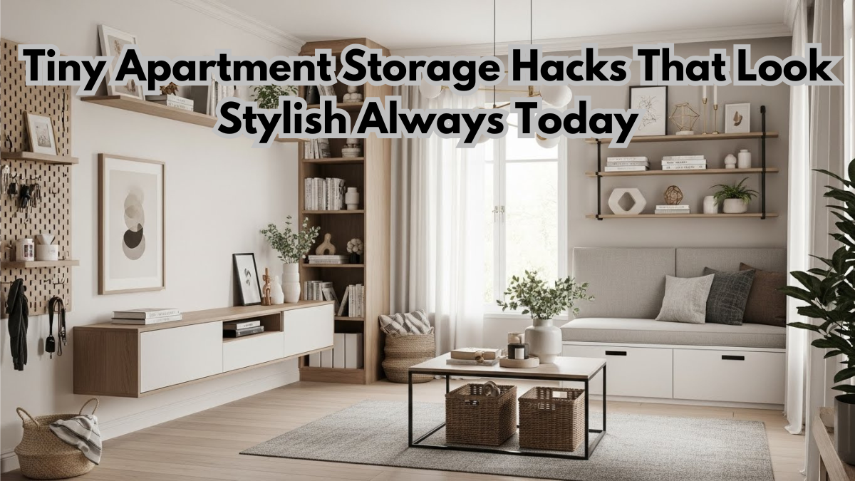 Tiny Apartment Storage Hacks That Look Stylish Always Today