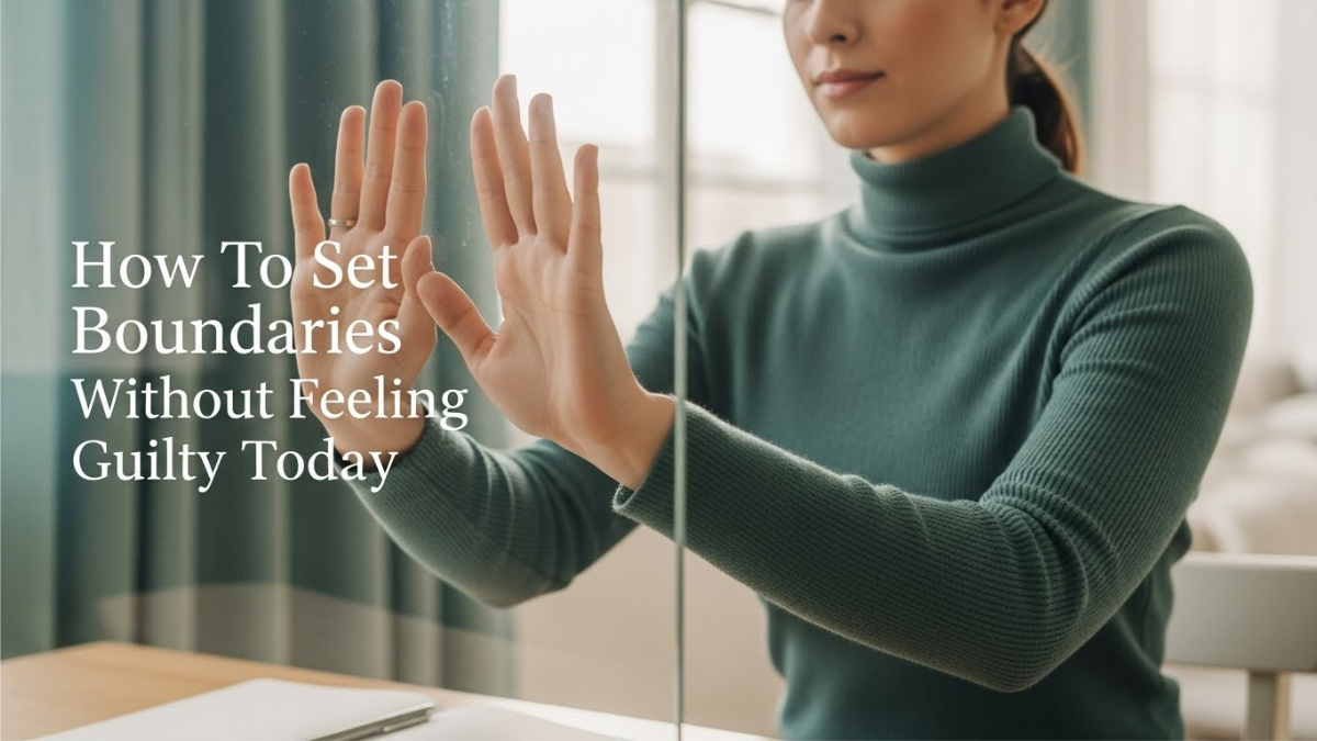 How To Set Boundaries Without Feeling Guilty Today