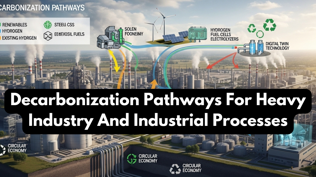 Decarbonization Pathways For Heavy Industry And Industrial Processes