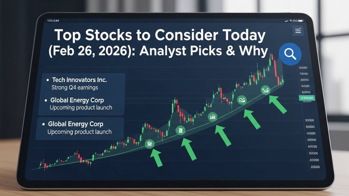 Top Stocks to Consider Today (Feb 26, 2026): Analyst Picks & Why
