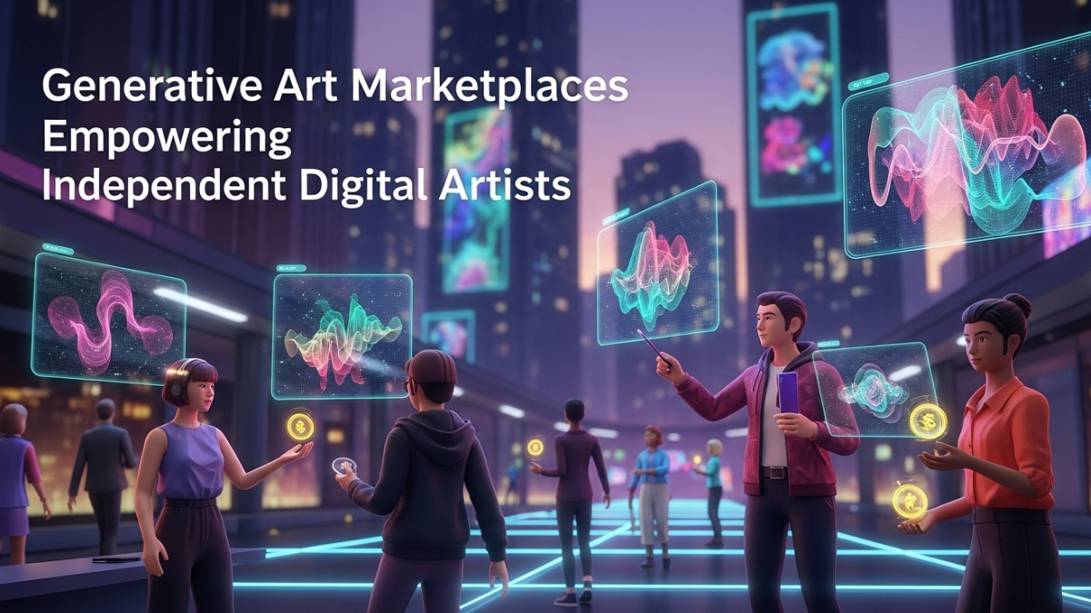 Generative Art Marketplaces Empowering Independent Digital Artists