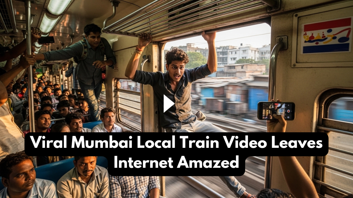 Viral Mumbai Local Train Video Leaves Internet Amazed