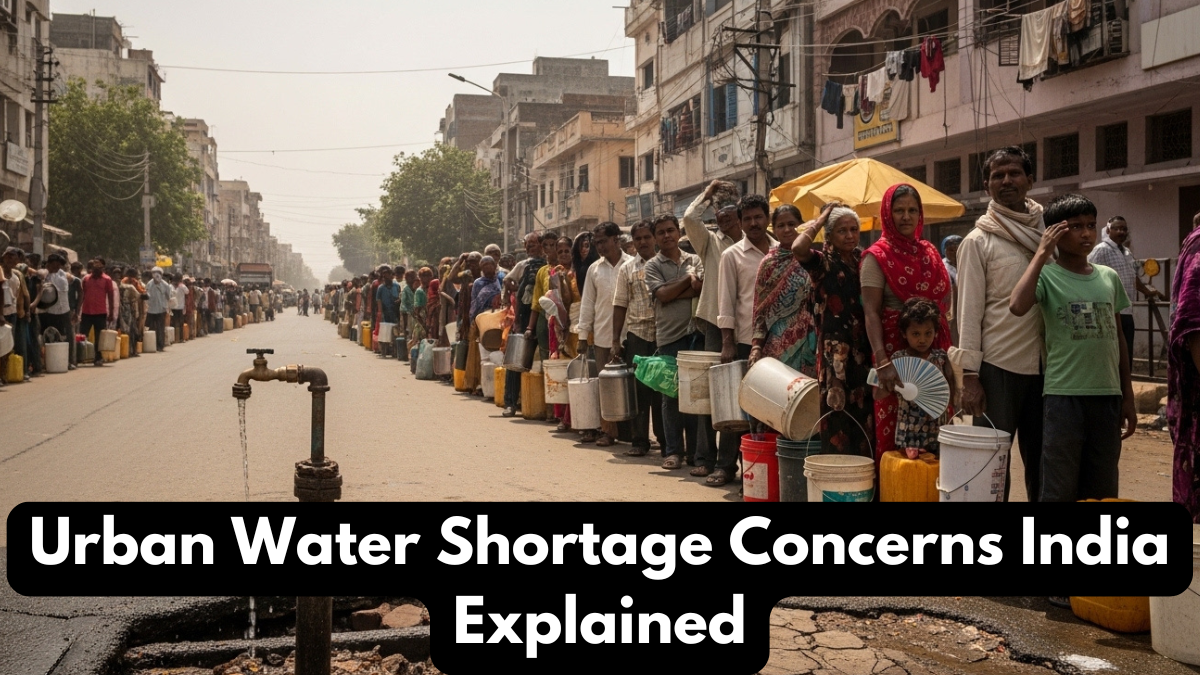 Urban Water Shortage Concerns India Explained