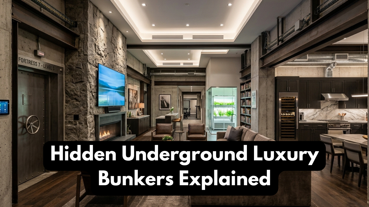 Hidden Underground Luxury Bunkers Explained