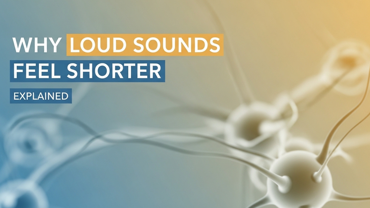 Why Loud Sounds Feel Shorter Explained